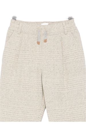 beige cotton trousers ELEVENTY KIDS | EX6Q50J0522806BG